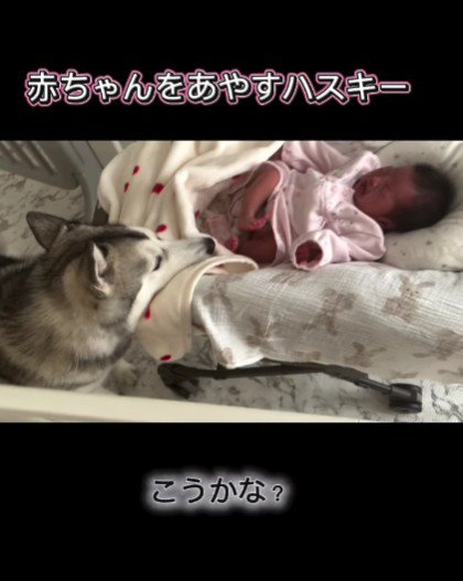 「こうかな？」