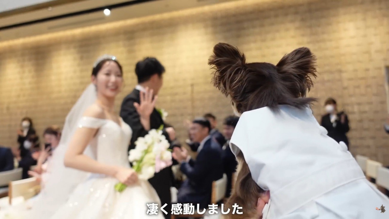 最後まで見守るうにちゃん♡