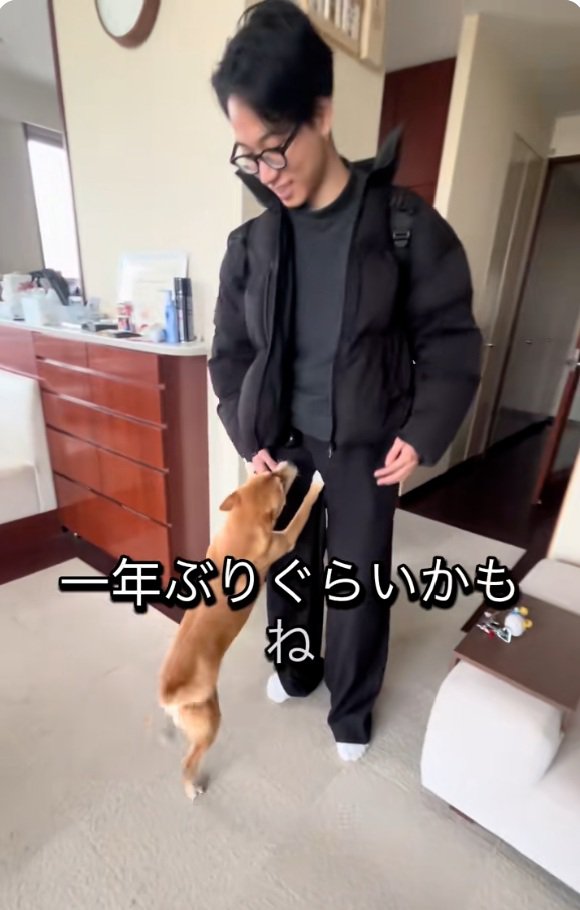 1年ぶりの再会のふたり