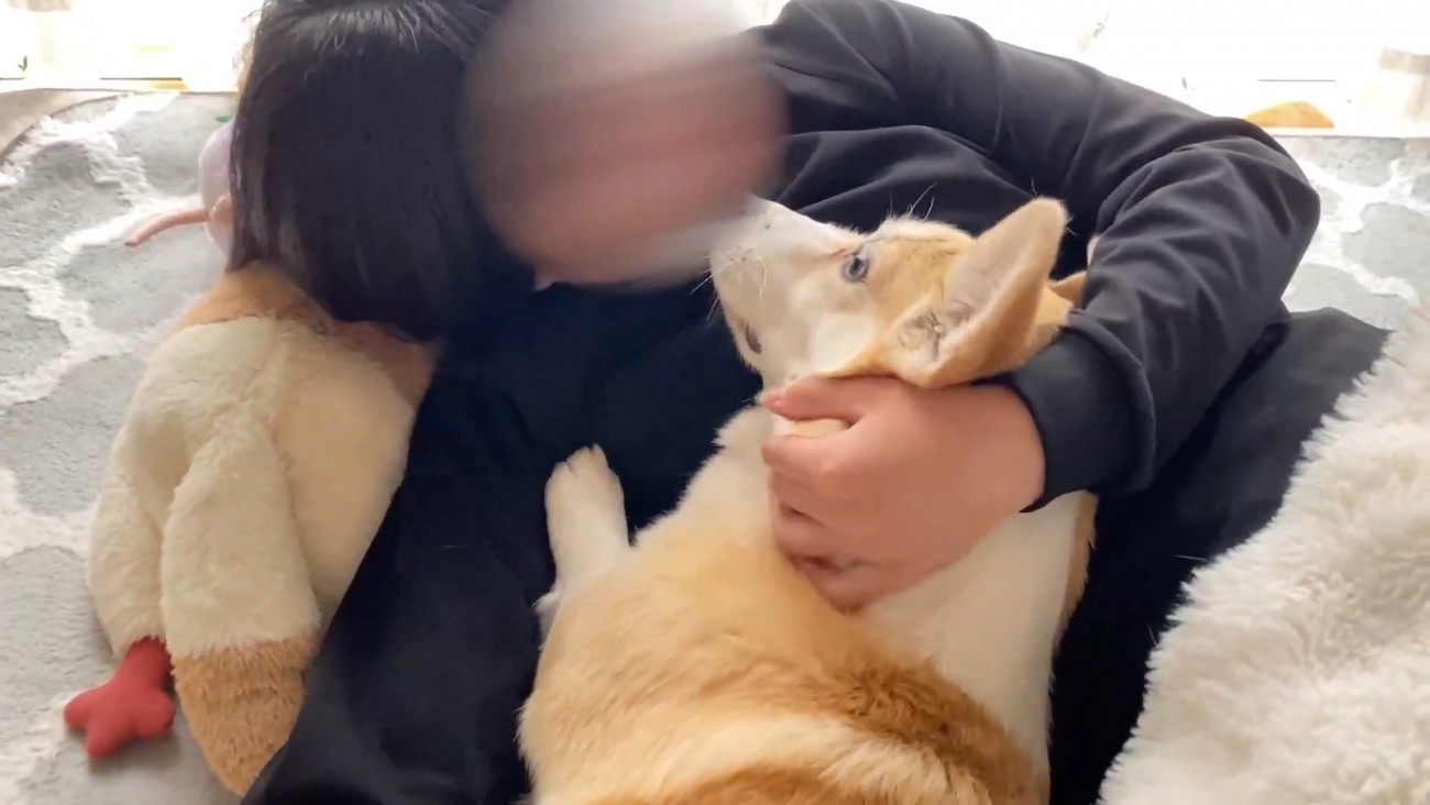 たっぷり撫でてもらいました♡