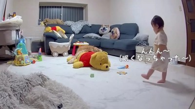 お風呂から出ると…