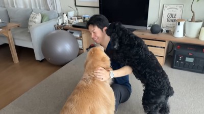 愛が止まらない2匹