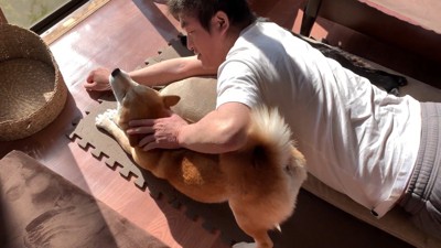 ももちゃんも混ざりに来ました♪