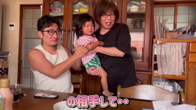 大泣きしてしまったひよりちゃん