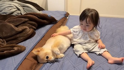 寝転がってリラックス♪