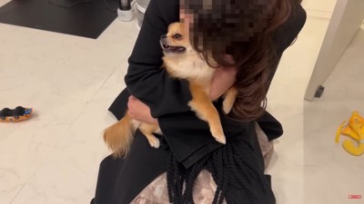 ぎゅっとしながらナデナデ…
