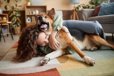 飼い主と犬