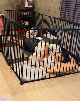 朝までこのままだったとか