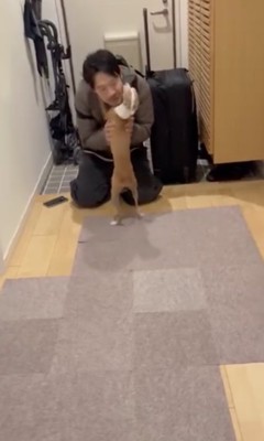 とにかく嬉しそう