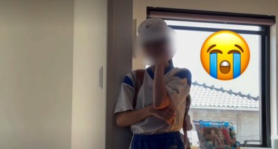 思わず涙ぐむお姉ちゃん