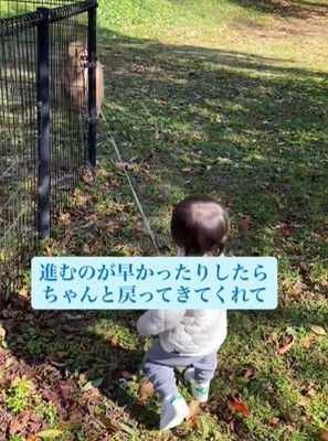 男の子の後ろ姿