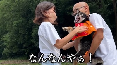 「まだ泳がせる気?やめろ!」と大暴れ