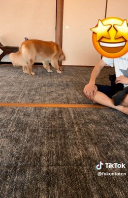 音くんを離す福ちゃん