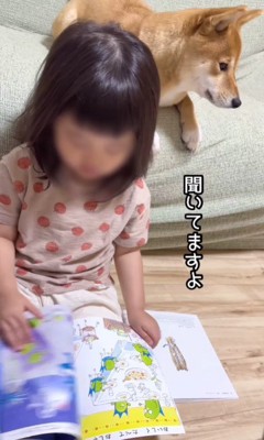 聞き耳を立てるちまきちゃん