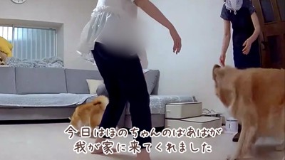 大好きなばあばが家に来た！！