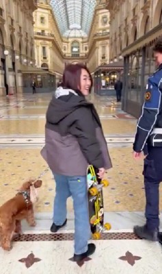 スケボー禁止…?