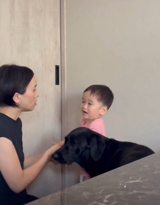 怒られた男の子に…