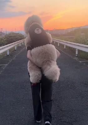 「いい眺め~♪」