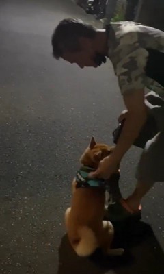 カンくんのお散歩拒否5