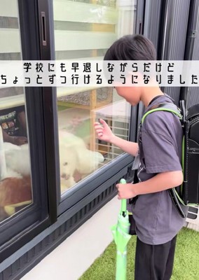 学校にも行けるようになった