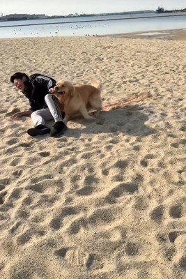 海辺でのハプニング6