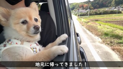 もうすぐ実家だよ