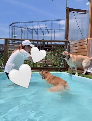 水遊びもしたよ♪