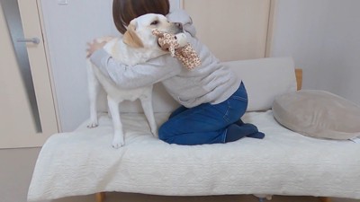 きなこちゃんとママさんの再会3