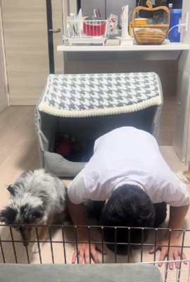 ヒメサンと並んで…