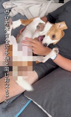 子供相手のように無邪気♪