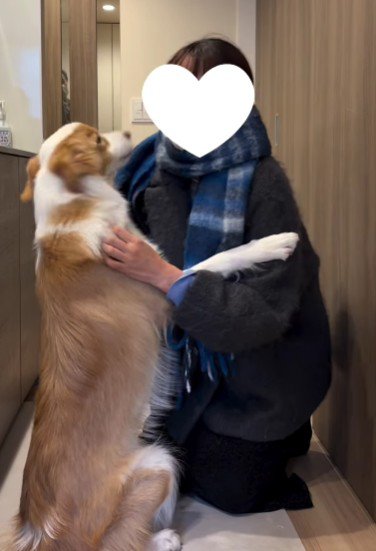 特大ジャンプで歓喜♡