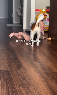 匂いのチェック中も笑顔♪