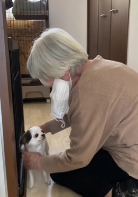 オレオちゃんとご挨拶