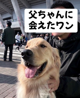 お父さんと再会♡