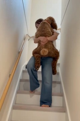 一歩一歩降りる