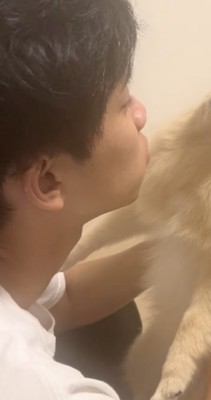 パパに怒られています