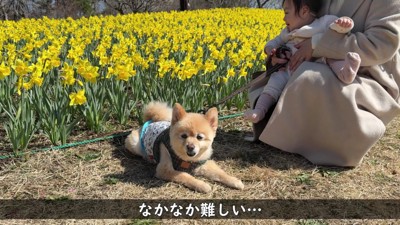 赤ちゃんとのツーショット