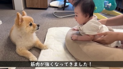 見つめ合う2人