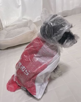 レジ袋で作った合羽