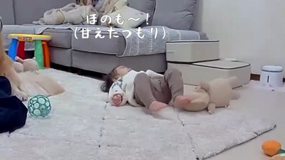 ヤキモチを妬いたほのちゃん