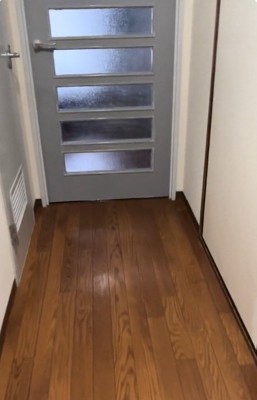 帰宅した飼い主さん