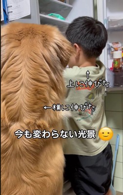 仲良しな後ろ姿にほっこり