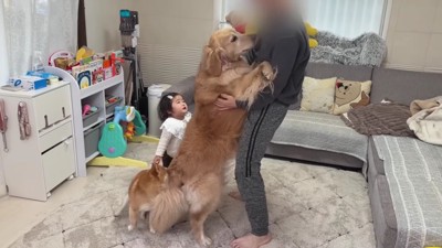 パパの前に大行列が！？