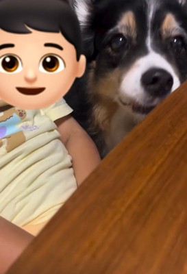 息子さんとLeaちゃん