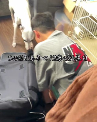 息子の誕生日に…