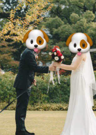 ウエディングフォトを撮影