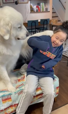 サンちゃんと女の子のやり取り2