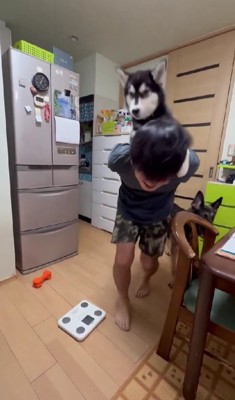 「やっと乗れた～」