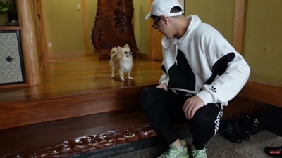 一緒に行く気満々!