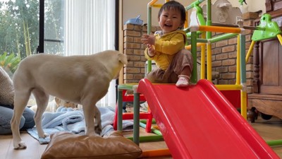 女の子は満足して笑顔に♪